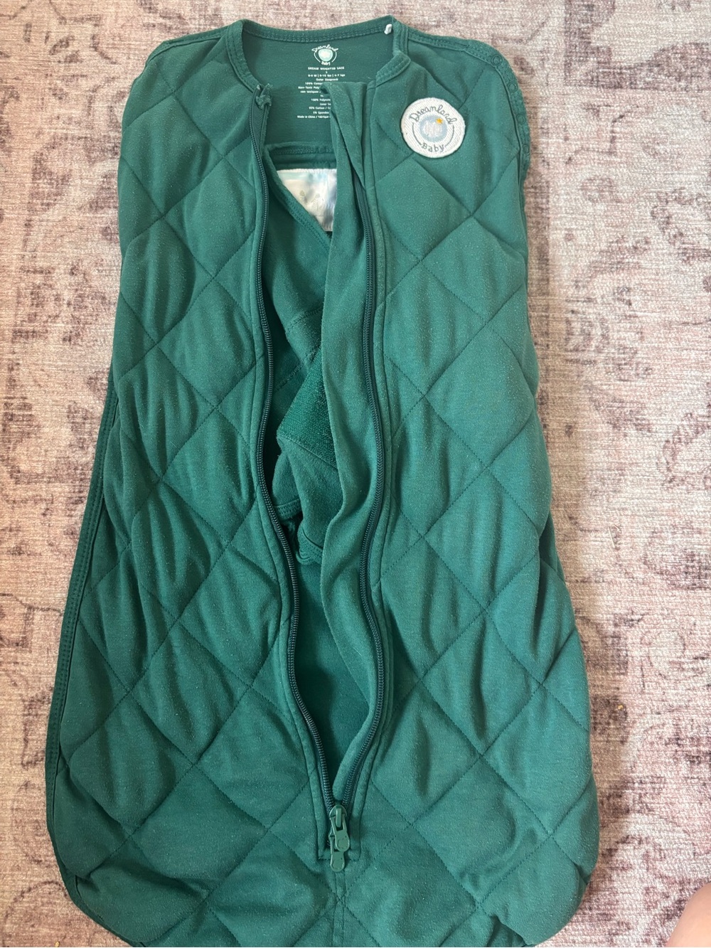 Dreamland baby weighted sleepsack swaddle